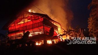 Kandang Terbakar di Kalapanunggal Sukabumi, 7.000 Ayam Terpanggang