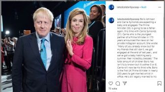 Warga Heran Gereja Di-lockdown, Ternyata Borris Johnson Menikah dengan Carrie Symonds