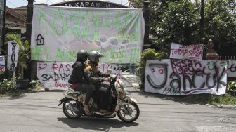 Akses Satu Pintu Masuk Perkampungan di Yogyakarta