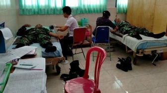 Kodim 1623 Jaga Ketersediaan Stok Darah di Karangasem