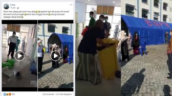 Sampai Banting Tempat Sampah! ODP Corona di Sidrap Ngamuk ke Petugas