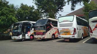 Mala Sopir Bus Kala Pandemi Corona, Tetap Bertahan meski Tak Ada Penumpang