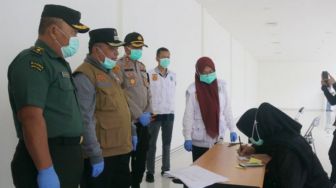 Jadi ODP Corona, Pendatang Masuk ke Banjarbaru Wajib Celupkan Jari ke Tinta