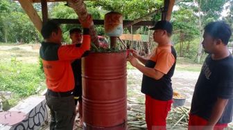 Barito Utara Pakai Disinfektan Ramah Lingkungan, Bahan Utamanya Cuka Kayu