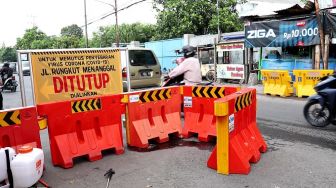 Akses Surabaya-Sidoarjo Ditutup, Polisi: Didukung Camat dan Dishub Pemkot