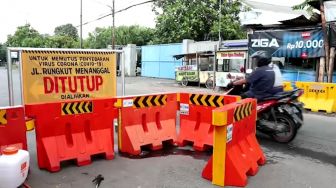 Ditlantas Polda Jatim Buka Paksa Jalan Utama Surabaya-Sidoarjo