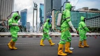 Menkes tetapkan Pembatasan Sosial Berskala Besar alias PSBB di DKI Jakarta 