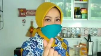 Cara Membuat Masker Kain Tanpa Dijahit Cegah Corona ala Atalia Ridwan Kamil