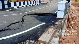 UPT DPU Sagaranten Laporkan Kerusakan Jembatan Cigulusur ke Kementrian PUPR