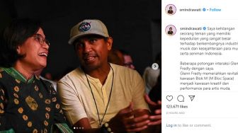 Sri Mulyani Kenang Glenn Fredly Sebagai Pejuang Kesejahteraan Musisi