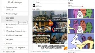 Dear 2020 Trending di Twitter, Warganet Penuhi Lini Masa dengan Keluhan