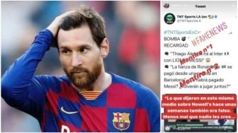 Lionel Messi Sebut Kabar Kepindahan ke Inter Milan Adalah Berita Palsu