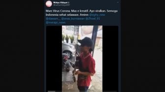 Viral Pengamen Doakan Corona Segera Berakhir, Warganet: Kocak Mantab!