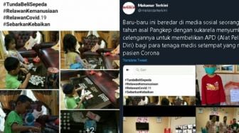 Viral Bocah Bobol Tabungan, Rela Tak Beli Sepeda demi APD Tenaga Medis