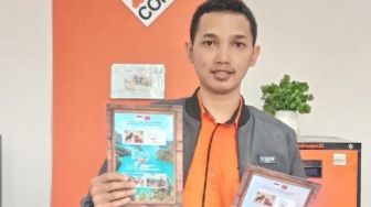 Bermakna Kuat, Benda Filateli Ini Hadirkan Karakter Panda dan Garuda Emas