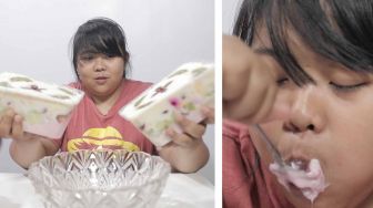 Sarapan Pagi Aul, Mukbang 2 Liter Salad Buah untuk Tingkatkan Imun Tubuh