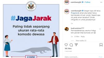 Kedubes AS Imbau Jaga Jarak Aman Sepanjang Komodo, Tuai Reaksi Kocak Publik