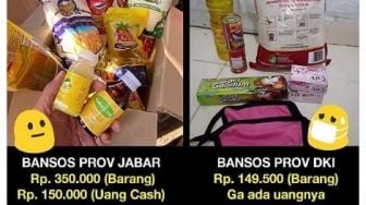 Warganet Panas Bandingkan Bantuan Sembako dari Jabar dan DKI, Ini Faktanya