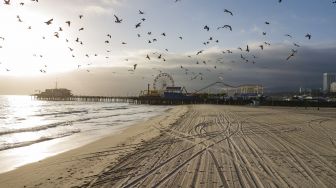 Sepinya Pantai dan Dermaga Santa Monica