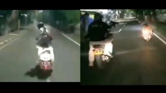 Video Aksi Kejar-kejaran Begal dan Polisi di Tengah Corona Ini Viral