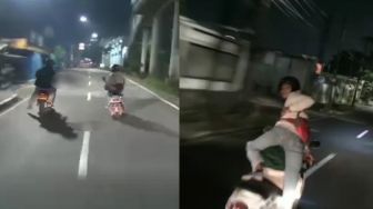 Detik-detik Polisi Kejar dan Ciduk Bandit di Cakung