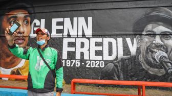 Wajah Glenn Fredly Diabadikan Dalam Mural