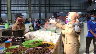 Pengunjung dan Pedagang Pasar tradisional di Sleman Wajib Pakai Masker