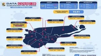 Peta Covid-19 untuk Selasa 21 April 2020, ODP dan PDP Meningkat
