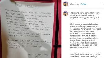 Beredar Surat dari Suami Yuli, Klaim Istri Meninggal Bukan karena Kelaparan