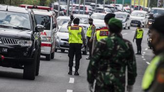 32.300 Kendaraan Langgar Aturan PSBB Periode Pertama di Jakarta