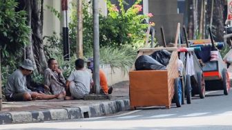 Marak Manusia Gerobak di Bandar Lampung, Ternyata Ada yang dari Pulau Jawa