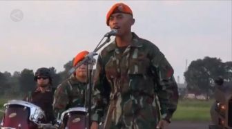 Korpaskhas TNI AU Persembahkan Lagu Covid-19 Cepat Berlalu