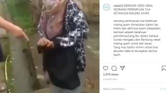Seorang Ibu Maling Ayam Demi Beli Beras karena Kelaparan, Videonya Viral