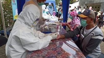 7 Warga Kabupaten Serang Reaktif Covid-19 usai Jalani Rapid Test Massal