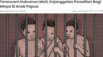 Ungkap Keganjilan Kasus Anak Papua, Suara.com Raih Liputan Terbaik AJI - UNICEF