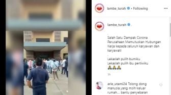 Dampak Corona: Ribuan Karyawan Pabrik Sepatu di Tangerang Kena PHK Massal