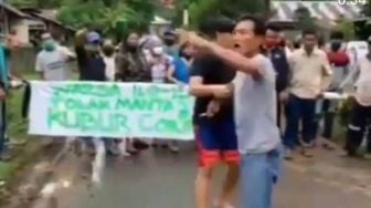 Beredar Video Warga Menolak Lahan Kuburan untuk Jenazah Pasien Covid-19