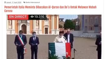 CEK FAKTA: Benarkah Pemerintah Italia Minta Dibacakan Alquran Lawan Corona?