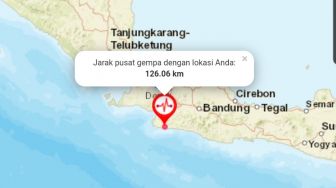 Gempa Bumi 5 SR Guncang Sukabumi, Terasa Sampai Bogor