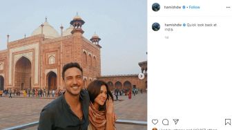 Unggah Foto Liburan Lama di India Bareng Raisa, Hamish Daud Banjir Pujian