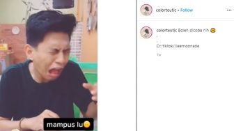 Sibuk Main Game Saat Makan Bareng, Pria Ini Kena Prank Perasan jeruk Nipis
