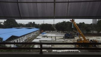 Lapangan Bola Simprug Disulap Jadi Rumah Sakit Rujukan Corona