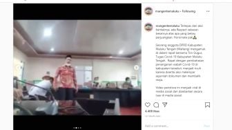 Viral Video Kemarahan Anggota DPRD Banting Meja Saat Rapat