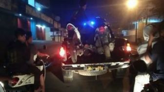 Pembalap Liar di Jalan Bypass Rangkasbitung Kocar-kacir ‘Disergap’ Polisi