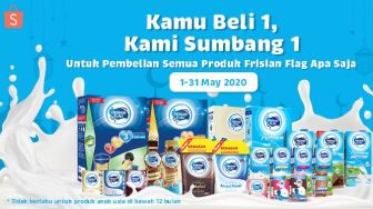 Luncurkan Program Beli 1 Sumbang 1, Shopee Kerja Sama dengan Frisian Flag