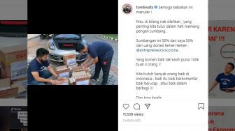 Bagikan Sembako Uang Jutaan, Crazy Rich Surabaya: Mau Dibilang Riya Silakan