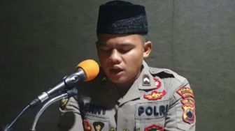 Sosok Polisi Ganteng Pintar Mengaji di Wonogiri, Fasih Baca Ar-Rahman