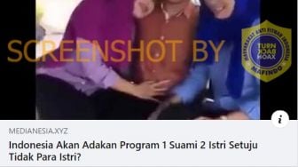 CEK FAKTA: Benarkah Indonesia Berencana Buat Program 1 Suami 2 Istri?