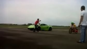 Menolak Lupa, Video Lawas Ini Jadi Bukti Yamaha Mio Bisa Menang Balapan Drag Melawan Lamborghini