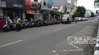 PSBB Kota Sukabumi Tutup Jalan A Yani